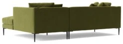 Swoon Alena Velvet Right Hand Corner Sofa - Fern Green -Home Furnishing Store 1998977 R Z005A