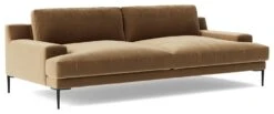 Swoon Almera Velvet 3 Seater Sofa - Biscuit -Home Furnishing Store 2000228 R Z006A