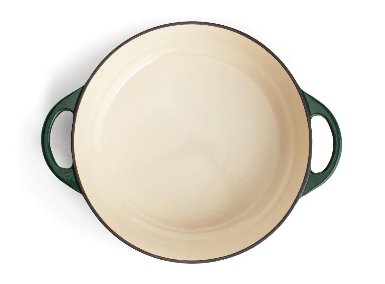 Habitat 4 Litre Cast Iron Casserole Dish - Green 2 Habitat 4 Litre Cast Iron Casserole Dish - Green - Image 2