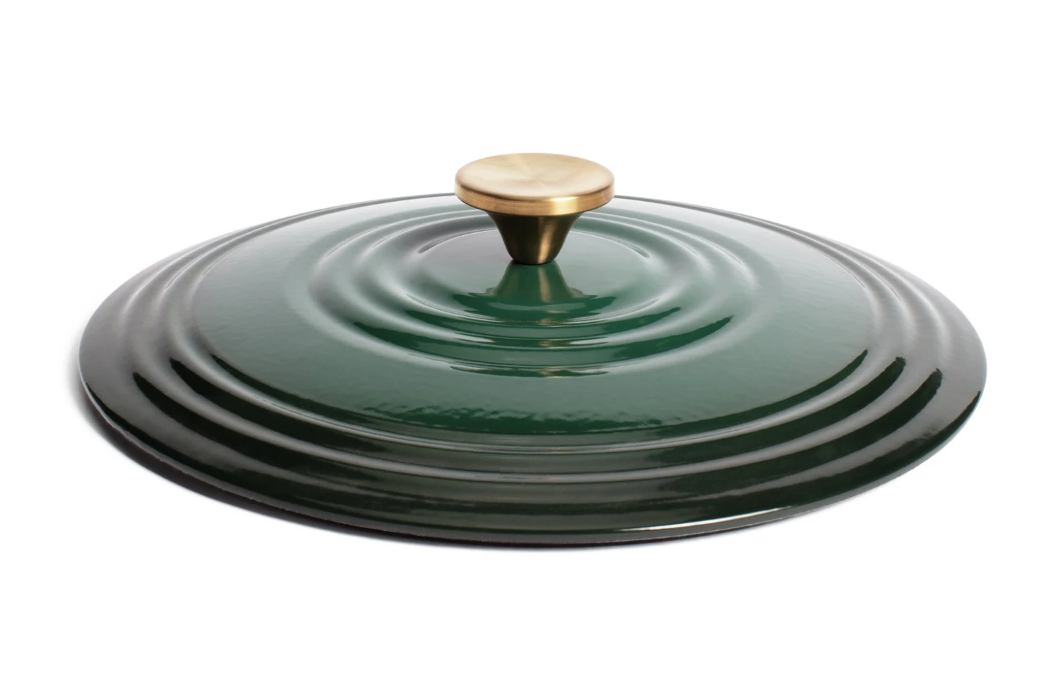 Habitat 4 Litre Cast Iron Casserole Dish - Green 3 Habitat 4 Litre Cast Iron Casserole Dish - Green - Image 3