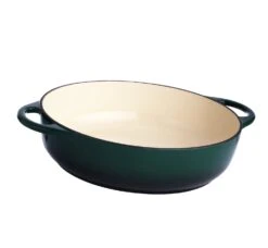 Habitat 4 Litre Cast Iron Casserole Dish - Green 10 Habitat 4 Litre Cast Iron Casserole Dish - Green -Home Furnishing Store 2003342 R Z005A