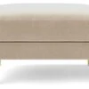 Swoon Charlbury Velvet Ottoman Footstool - Taupe