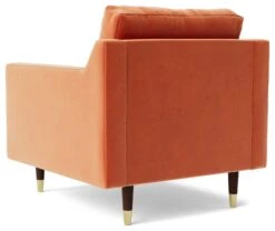 Swoon Rieti Velvet Armchair - Burnt Orange 14 Swoon Rieti Velvet Armchair - Burnt Orange -Home Furnishing Store 2007386 R Z004A