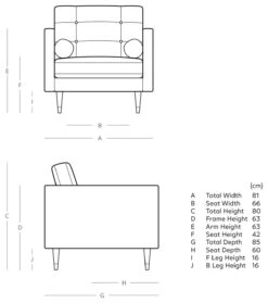Swoon Porto Velvet Armchair - Taupe -Home Furnishing Store 2011633 R E001