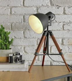 Habitat Loft Living Tripod Table Lamp - Grey