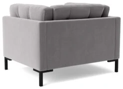 Swoon Landau Velvet Armchair - Silver Grey -Home Furnishing Store 2023865 R Z004A