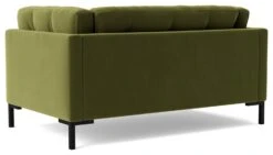 Swoon Landau Velvet Cuddle Chair - Fern Green -Home Furnishing Store 2024558 R Z004A