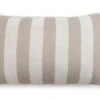 Habitat Striped Cushion - Coffee Cream - 30x50cm