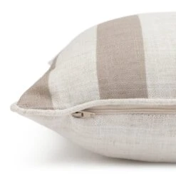 Habitat Striped Cushion - Coffee Cream - 30x50cm -Home Furnishing Store 2024620 R Z003A