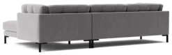 Swoon Landau Velvet Right Hand Corner Sofa - Silver Grey 13 Swoon Landau Velvet Right Hand Corner Sofa - Silver Grey -Home Furnishing Store 2024668 R Z005A