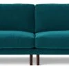 Swoon Munich Velvet 4 Seater Sofa- Kingfisher Blue