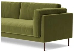 Swoon Munich Velvet 3 Seater Sofa - Fern Green -Home Furnishing Store 2026439 R Z004A