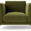 Swoon Munich Velvet Armchair - Fern Green