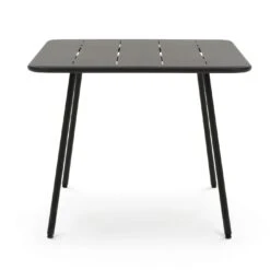 Habitat Indu 4 Seater Metal Patio Set - Black 12 Habitat Indu 4 Seater Metal Patio Set - Black -Home Furnishing Store 2063746 R Z003A