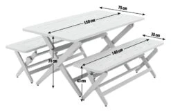 Habitat Folding 4 Seater Steel Dining Set - Green 11 Habitat Folding 4 Seater Steel Dining Set - Green -Home Furnishing Store 2069908 R E001