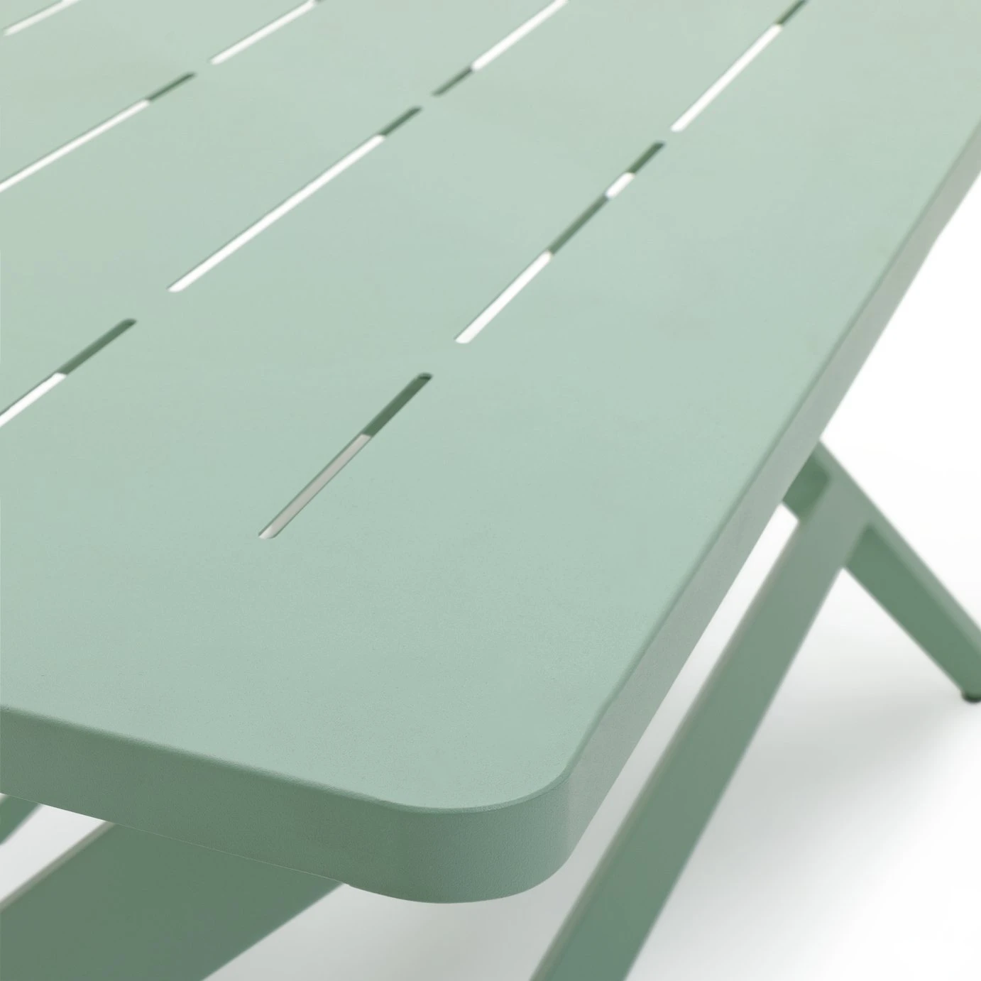 Habitat Folding 4 Seater Steel Dining Set - Green 8 Habitat Folding 4 Seater Steel Dining Set - Green - Image 8