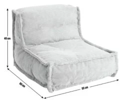 Habitat Kids Mini Estelle Cord Bean Bag - Green 8 Habitat Kids Mini Estelle Cord Bean Bag - Green -Home Furnishing Store 2074656 R E001