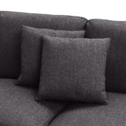 Habitat Lisbon Fabric Left Hand Corner Chaise Sofa- Charcoal -Home Furnishing Store 2078092 R Z010A