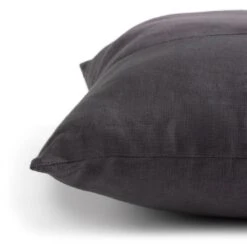 Habitat Velvet Panel Cushion - Grey & Black - 50x50cm -Home Furnishing Store 2078793 R Z003A