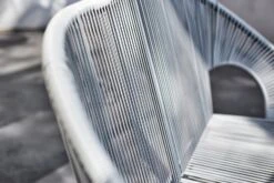 Habitat Nordic 4 Seater Rattan Garden Bistro Set - Grey -Home Furnishing Store 2151500 R Z005C