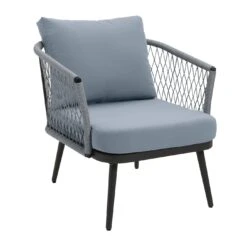 Habitat Somerset 2 Seater Rattan Effect Garden Bistro Set -Home Furnishing Store 2254658 R Z004A