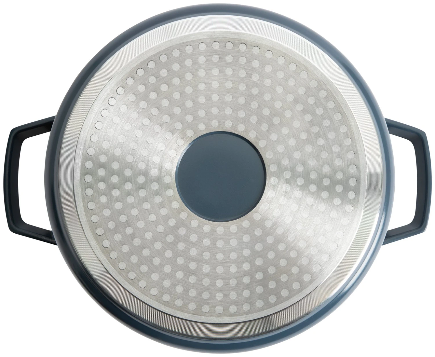 Habitat 4.2 Litre Non Stick Aluminium Casserole Dish - Blue 5 Habitat 4.2 Litre Non Stick Aluminium Casserole Dish - Blue - Image 5