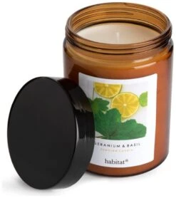 Habitat Scented Jar Candle - Geranium & Basil -Home Furnishing Store 2257318 R Z002A