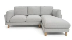 Habitat Salome Fabric Right Hand Corner Chaise Sofa - Grey 14 Habitat Salome Fabric Right Hand Corner Chaise Sofa - Grey -Home Furnishing Store 2654344 R Z003A