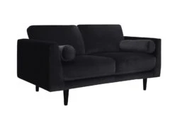 Habitat Jacob Fabric 2 Seater Sofa - Black -Home Furnishing Store 2910143 R Z004A
