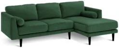 Habitat Jacob Velvet Right Hand Corner Sofa - Emerald Green -Home Furnishing Store 2910291 R Z003A