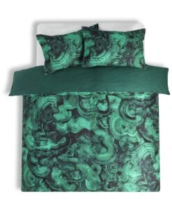 Habitat Cotton Malachite Print Green Bedding Set - Double -Home Furnishing Store 2919993 R Z002A