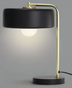 Habitat Minah Iron LED Table Lamp - Black & Brass 10 Habitat Minah Iron LED Table Lamp - Black & Brass -Home Furnishing Store 2990297 R Z002A