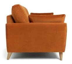 Habitat Isla 3 Seater Velvet Sofa - Orange 15 Habitat Isla 3 Seater Velvet Sofa - Orange -Home Furnishing Store 2991629 R Z004A