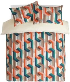 Habitat Cotton Chain Print Multicolor Bedding Set - Single -Home Furnishing Store 2997733 R Z003A