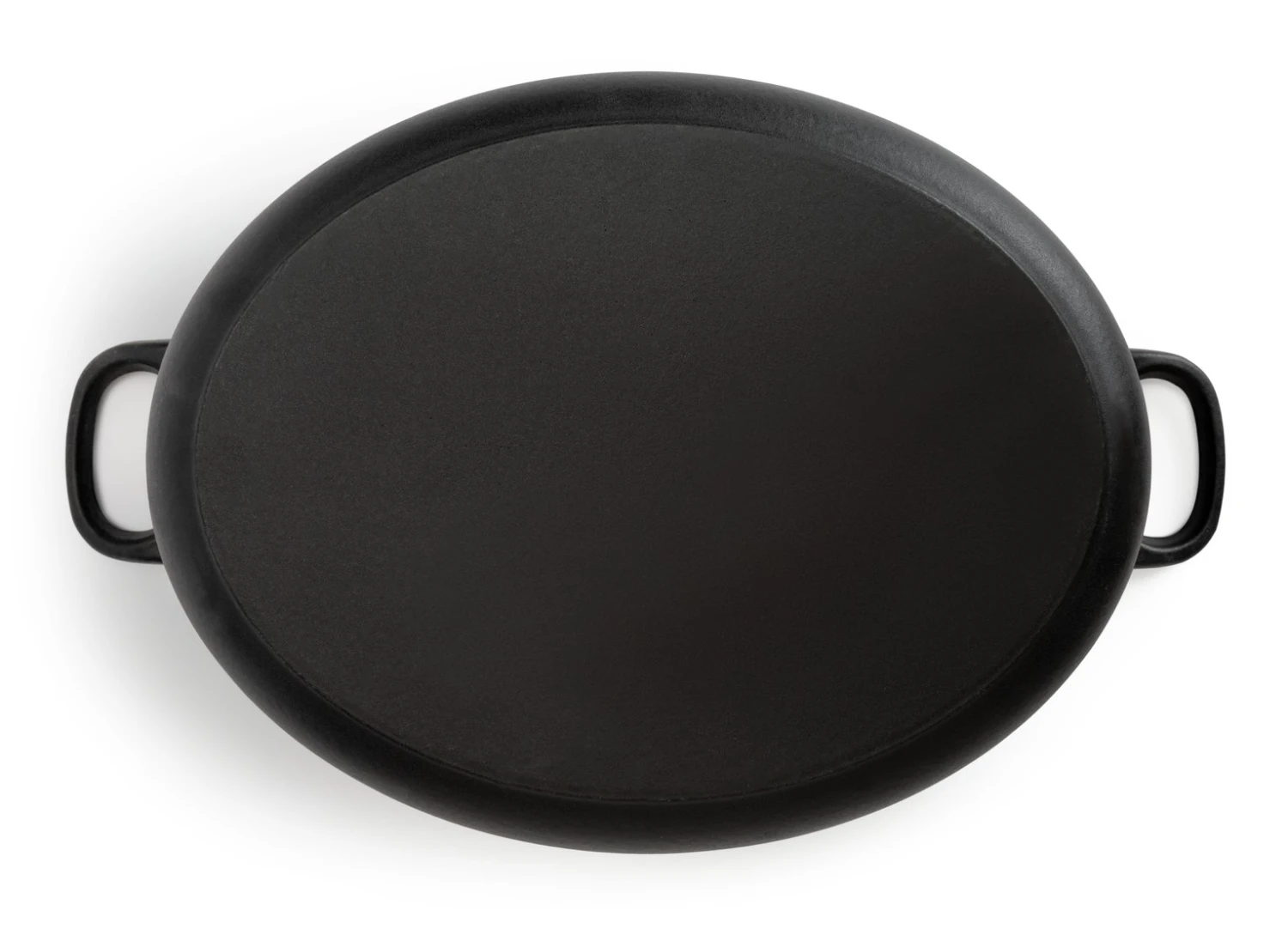 Habitat 4.7 Litre Oval Cast Iron Casserole Dish - Black 5 Habitat 4.7 Litre Oval Cast Iron Casserole Dish - Black - Image 5