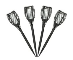 Garden By Sainsbury's Solar Dancing Flame Torch - 4 Pack -Home Furnishing Store 3066113 R Z003A