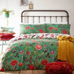 Furn Pomelo Tropical Floral Green Bedding Set - Single 5 Furn Pomelo Tropical Floral Green Bedding Set - Single -Home Furnishing Store 3066436 R Z004A