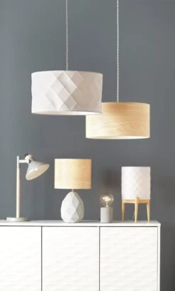 Habitat Skandi Geometric Shade - Grey -Home Furnishing Store 3066443 R Z005C