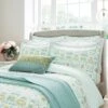 V&A Cotton 200TC Voysey Anselm Aqua Bedding Set - Double