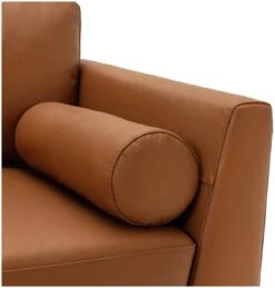 Habitat Jackson Leather Left Corner Chaise Sofa - Tan -Home Furnishing Store 3102486 R Z009A