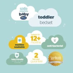 Silentnight Safe Nights Anti Allergy Duvet & Pillow -Cot Bed 18 Silentnight Safe Nights Anti Allergy Duvet & Pillow -Cot Bed -Home Furnishing Store 3112012 R Z009A