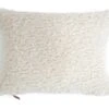 Habitat Faux Shearling Cushion - Oatmeal - 60X40cm