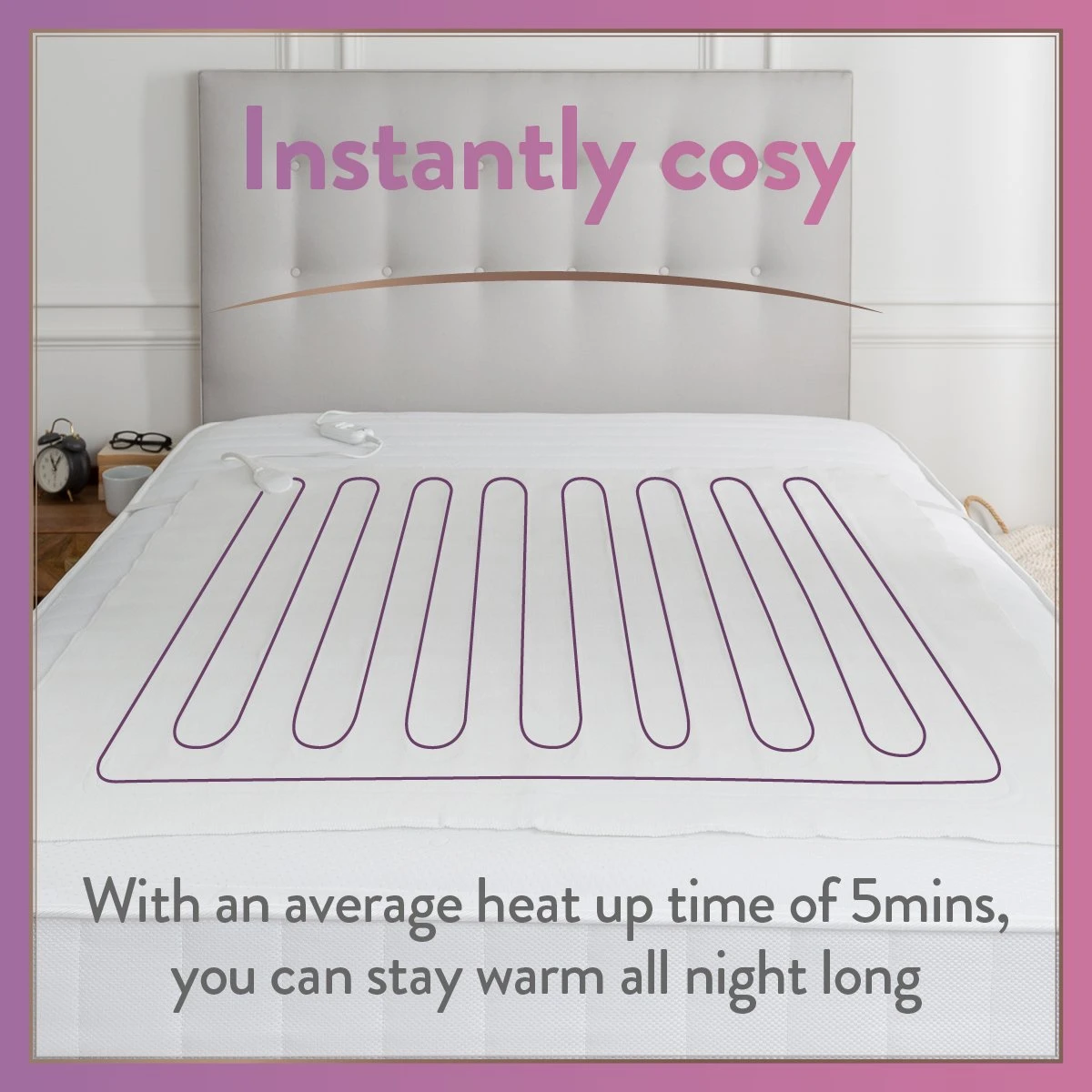 Slumberdown Warm Hugs Electric Blanket - Small Double 6 Slumberdown Warm Hugs Electric Blanket - Small Double - Image 6