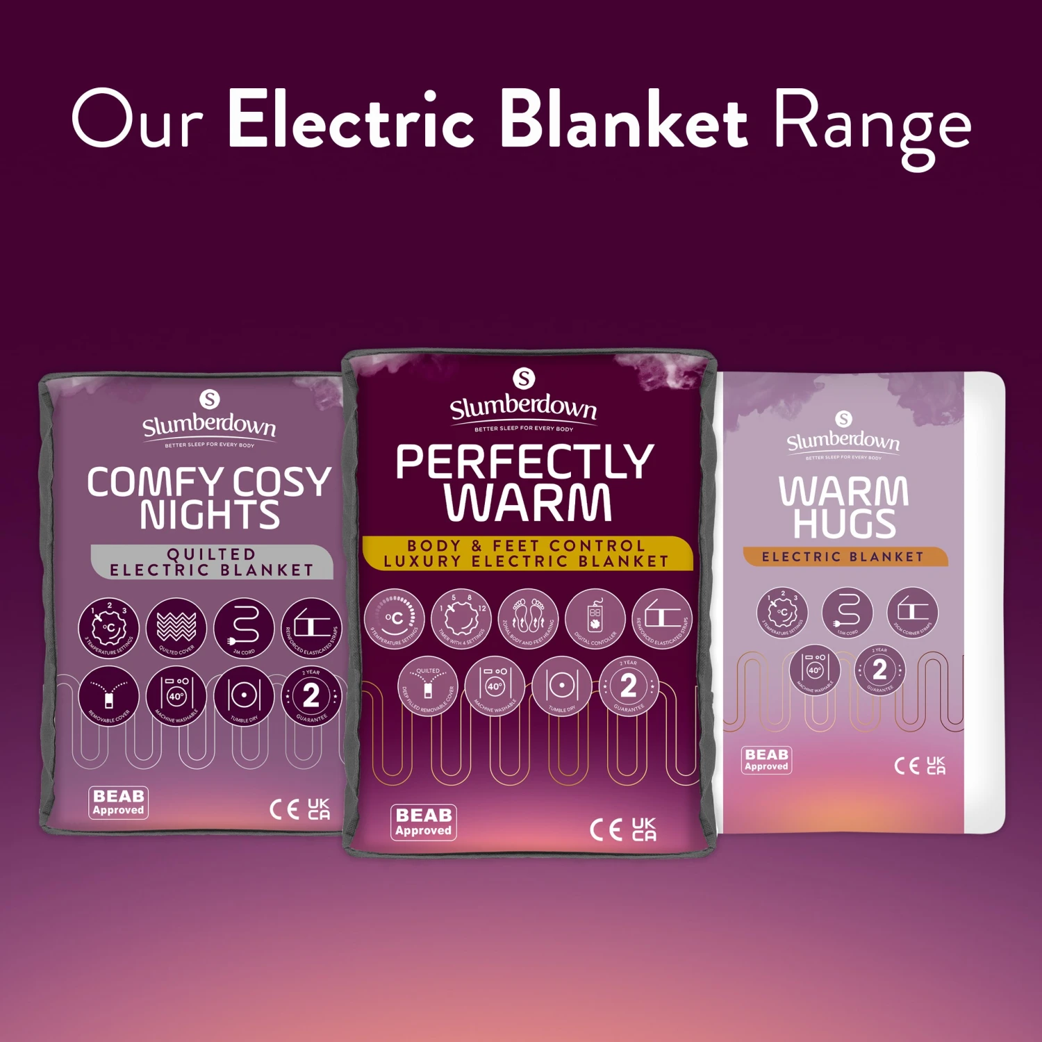 Slumberdown Warm Hugs Electric Blanket - Small Double 11 Slumberdown Warm Hugs Electric Blanket - Small Double - Image 11