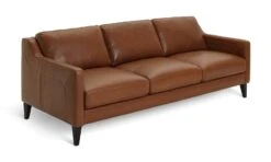 Habitat Leone Leather 4 Seater Sofa - Tan -Home Furnishing Store 3182853 R Z002A