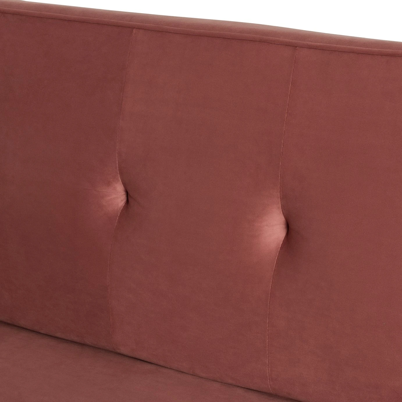 Habitat Odeon 2 Seater Velvet Clic Clac Sofa Bed - Pink 4 Habitat Odeon 2 Seater Velvet Clic Clac Sofa Bed - Pink - Image 4