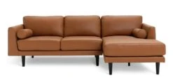 Habitat Jackson Leather Right Corner Chaise Sofa - Tan -Home Furnishing Store 3247097 R Z002A