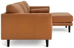 Habitat Jackson Leather Right Corner Chaise Sofa - Tan -Home Furnishing Store 3247097 R Z004A