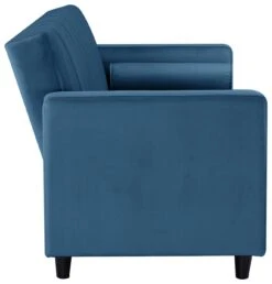 Habitat Preston Clic Clac Velvet Sofa Bed - Navy -Home Furnishing Store 3249387 R Z006A