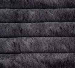 Habitat Ribbed Faux Fur Throw - Charcoal - 125X150cm 8 Habitat Ribbed Faux Fur Throw - Charcoal - 125X150cm -Home Furnishing Store 3361320 R B001